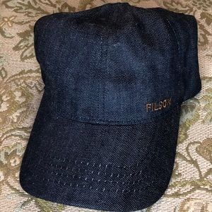 Filson denim low profile hat